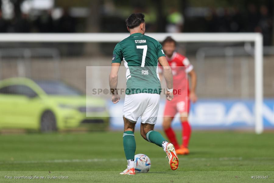 Severo Sturm, Sachs Stadion, Schweinfurt, 04.10.2023, sport, action, BFV, Saison 2023/2024, Fussball, 13. Spieltag, Regionalliga Bayern, FWK, FCS, FC Würzburger Kickers, 1. FC Schweinfurt 1905 - Bild-ID: 2383367