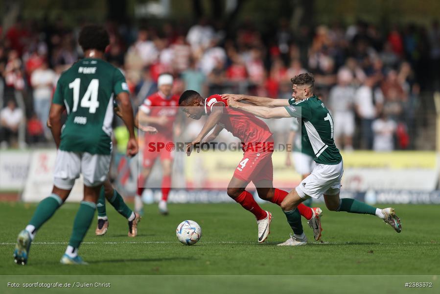 Saliou Sané, Sachs Stadion, Schweinfurt, 04.10.2023, sport, action, BFV, Saison 2023/2024, Fussball, 13. Spieltag, Regionalliga Bayern, FWK, FCS, FC Würzburger Kickers, 1. FC Schweinfurt 1905 - Bild-ID: 2383372