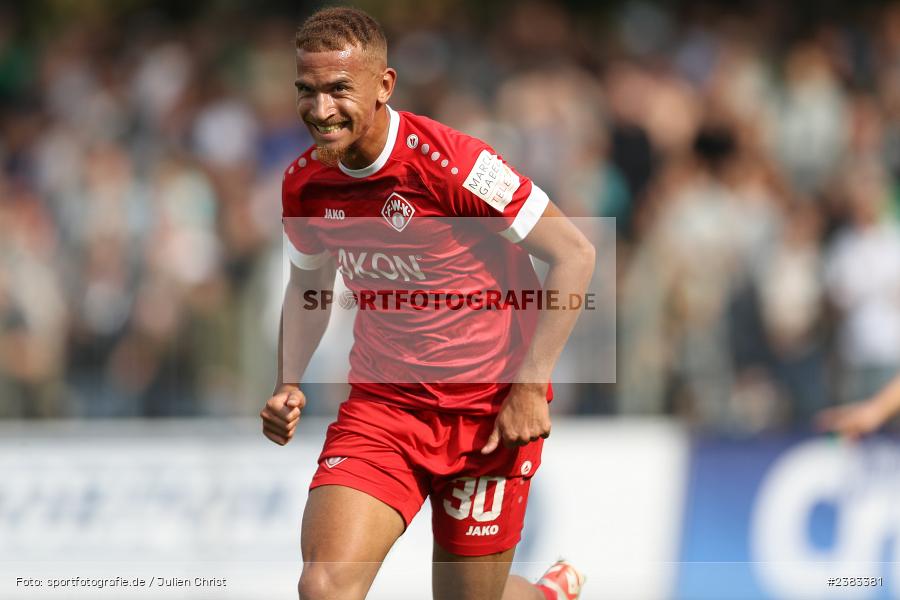 Benyas Solomon Junge-Abiol, Sachs Stadion, Schweinfurt, 04.10.2023, sport, action, BFV, Saison 2023/2024, Fussball, 13. Spieltag, Regionalliga Bayern, FWK, FCS, FC Würzburger Kickers, 1. FC Schweinfurt 1905 - Bild-ID: 2383381