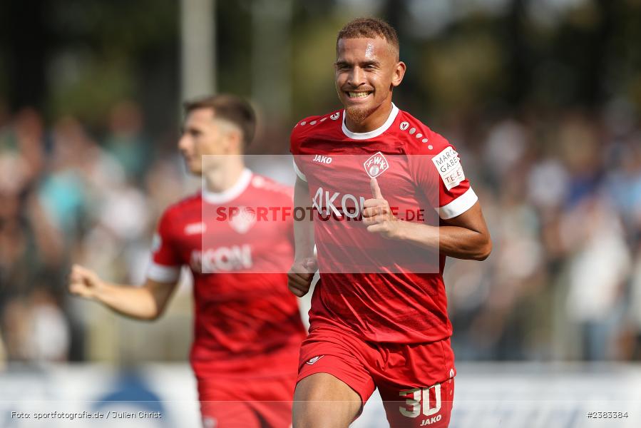 Benyas Solomon Junge-Abiol, Sachs Stadion, Schweinfurt, 04.10.2023, sport, action, BFV, Saison 2023/2024, Fussball, 13. Spieltag, Regionalliga Bayern, FWK, FCS, FC Würzburger Kickers, 1. FC Schweinfurt 1905 - Bild-ID: 2383384