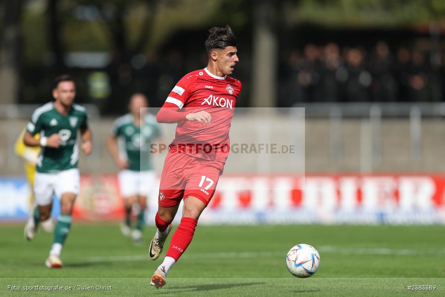 Ivan Franjic, Sachs Stadion, Schweinfurt, 04.10.2023, sport, action, BFV, Saison 2023/2024, Fussball, 13. Spieltag, Regionalliga Bayern, FWK, FCS, FC Würzburger Kickers, 1. FC Schweinfurt 1905 - Bild-ID: 2383389