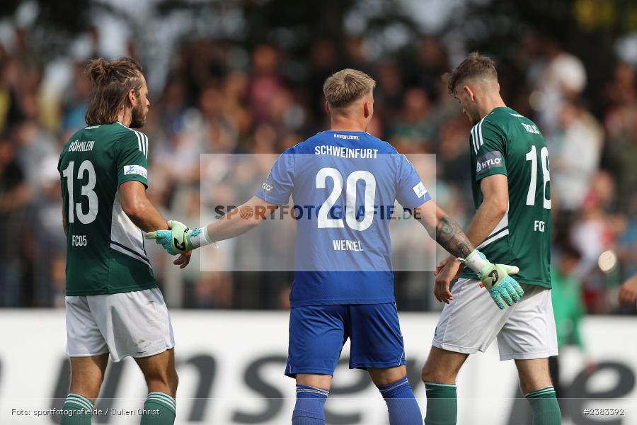 Lukas Wenzel, Sachs Stadion, Schweinfurt, 04.10.2023, sport, action, BFV, Saison 2023/2024, Fussball, 13. Spieltag, Regionalliga Bayern, FWK, FCS, FC Würzburger Kickers, 1. FC Schweinfurt 1905 - Bild-ID: 2383392