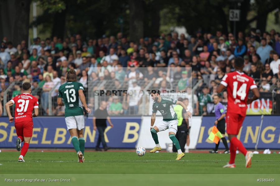 Taha Aksu, Sachs Stadion, Schweinfurt, 04.10.2023, sport, action, BFV, Saison 2023/2024, Fussball, 13. Spieltag, Regionalliga Bayern, FWK, FCS, FC Würzburger Kickers, 1. FC Schweinfurt 1905 - Bild-ID: 2383401