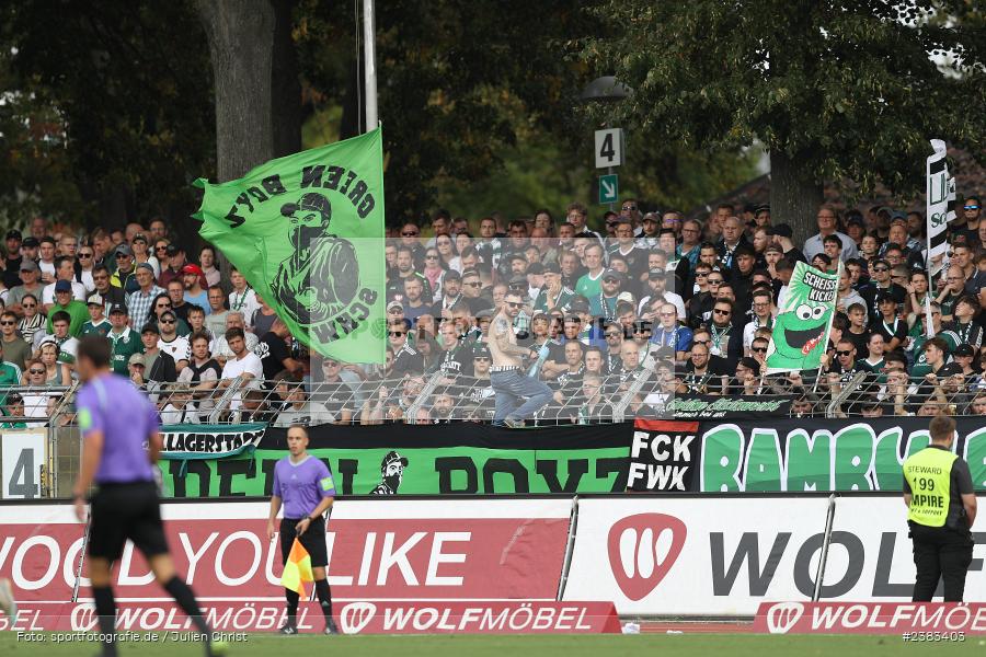 Sachs Stadion, Schweinfurt, 04.10.2023, sport, action, BFV, Saison 2023/2024, Fussball, 13. Spieltag, Regionalliga Bayern, FWK, FCS, FC Würzburger Kickers, 1. FC Schweinfurt 1905 - Bild-ID: 2383403