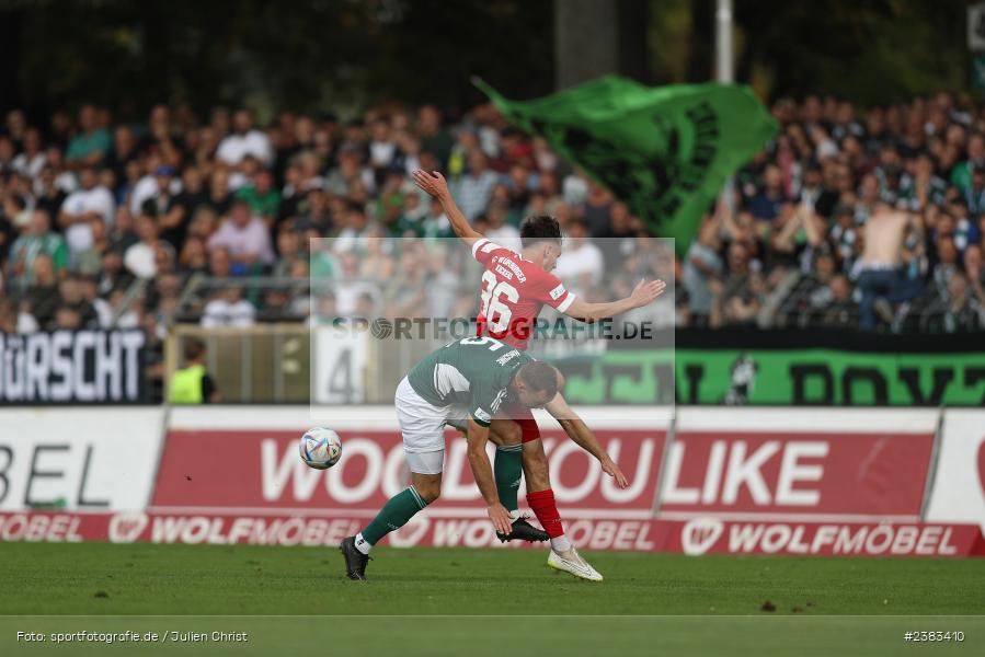 Pascal Moll, Sachs Stadion, Schweinfurt, 04.10.2023, sport, action, BFV, Saison 2023/2024, Fussball, 13. Spieltag, Regionalliga Bayern, FWK, FCS, FC Würzburger Kickers, 1. FC Schweinfurt 1905 - Bild-ID: 2383410