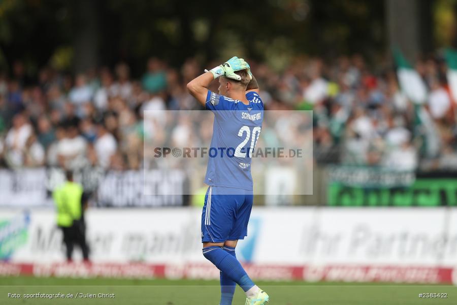 Lukas Wenzel, Sachs Stadion, Schweinfurt, 04.10.2023, sport, action, BFV, Saison 2023/2024, Fussball, 13. Spieltag, Regionalliga Bayern, FWK, FCS, FC Würzburger Kickers, 1. FC Schweinfurt 1905 - Bild-ID: 2383422