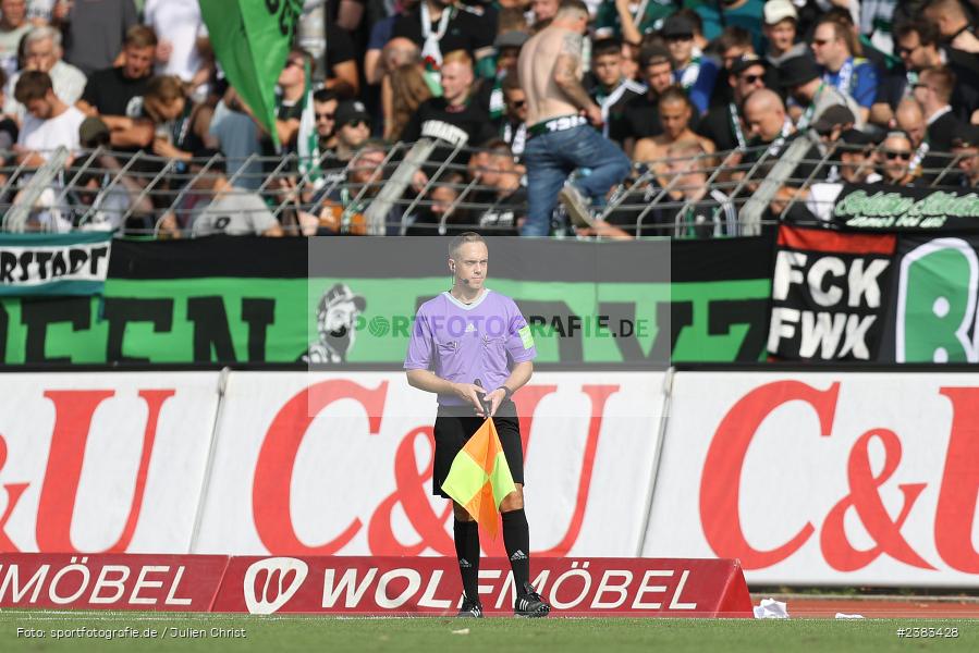 Johannes Lorenz, Sachs Stadion, Schweinfurt, 04.10.2023, sport, action, BFV, Saison 2023/2024, Fussball, 13. Spieltag, Regionalliga Bayern, FWK, FCS, FC Würzburger Kickers, 1. FC Schweinfurt 1905 - Bild-ID: 2383428