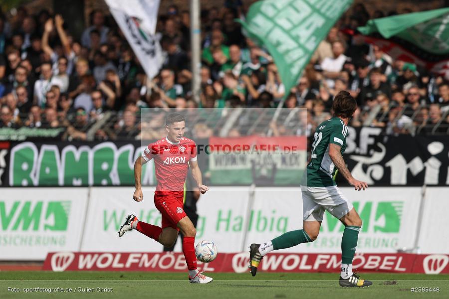 Tim Kraus, Sachs Stadion, Schweinfurt, 04.10.2023, sport, action, BFV, Saison 2023/2024, Fussball, 13. Spieltag, Regionalliga Bayern, FWK, FCS, FC Würzburger Kickers, 1. FC Schweinfurt 1905 - Bild-ID: 2383448