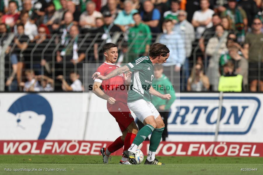 Tim Kraus, Sachs Stadion, Schweinfurt, 04.10.2023, sport, action, BFV, Saison 2023/2024, Fussball, 13. Spieltag, Regionalliga Bayern, FWK, FCS, FC Würzburger Kickers, 1. FC Schweinfurt 1905 - Bild-ID: 2383449