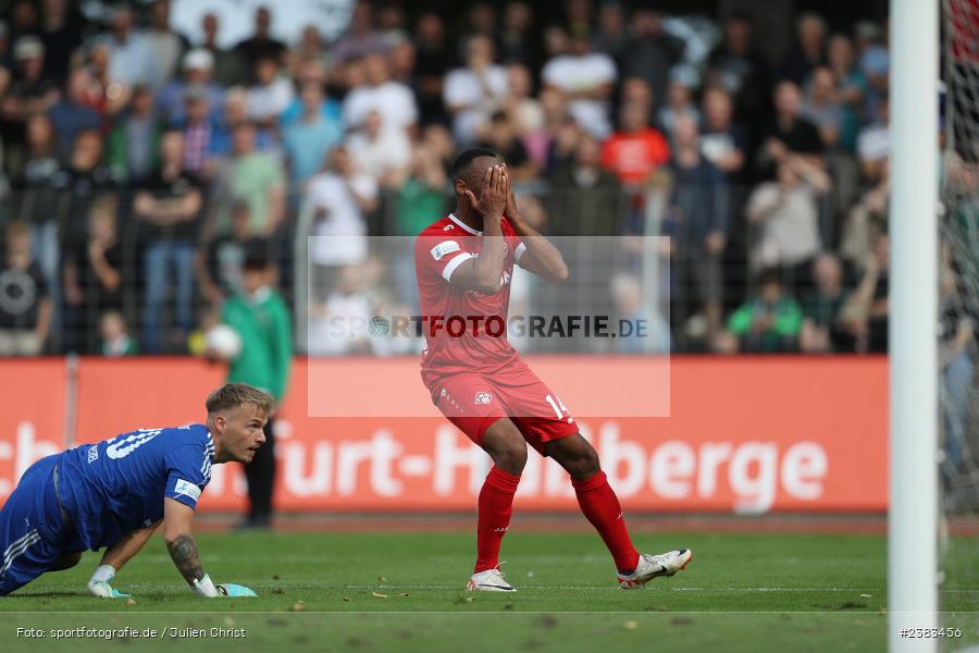 Saliou Sané, Sachs Stadion, Schweinfurt, 04.10.2023, sport, action, BFV, Saison 2023/2024, Fussball, 13. Spieltag, Regionalliga Bayern, FWK, FCS, FC Würzburger Kickers, 1. FC Schweinfurt 1905 - Bild-ID: 2383456