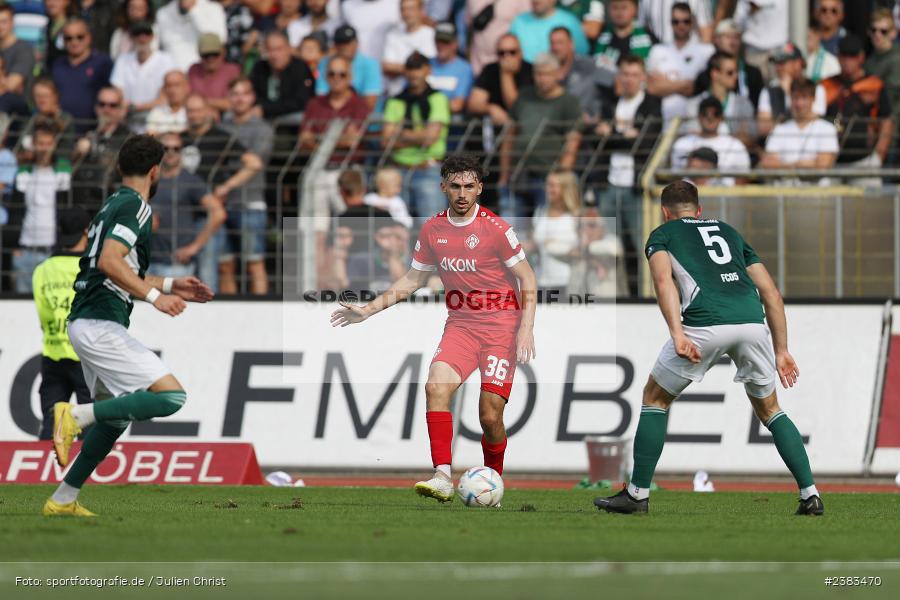 Pascal Moll, Sachs Stadion, Schweinfurt, 04.10.2023, sport, action, BFV, Saison 2023/2024, Fussball, 13. Spieltag, Regionalliga Bayern, FWK, FCS, FC Würzburger Kickers, 1. FC Schweinfurt 1905 - Bild-ID: 2383470