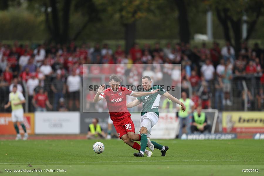 Sachs Stadion, Schweinfurt, 04.10.2023, sport, action, BFV, Saison 2023/2024, Fussball, 13. Spieltag, Regionalliga Bayern, FWK, FCS, FC Würzburger Kickers, 1. FC Schweinfurt 1905 - Bild-ID: 2383495