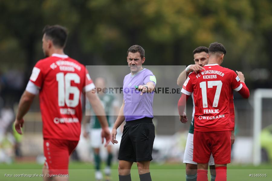 Sachs Stadion, Schweinfurt, 04.10.2023, sport, action, BFV, Saison 2023/2024, Fussball, 13. Spieltag, Regionalliga Bayern, FWK, FCS, FC Würzburger Kickers, 1. FC Schweinfurt 1905 - Bild-ID: 2383505