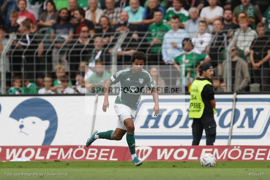 Dominik Ngatie, Sachs Stadion, Schweinfurt, 04.10.2023, sport, action, BFV, Saison 2023/2024, Fussball, 13. Spieltag, Regionalliga Bayern, FWK, FCS, FC Würzburger Kickers, 1. FC Schweinfurt 1905 - Bild-ID: 2383511