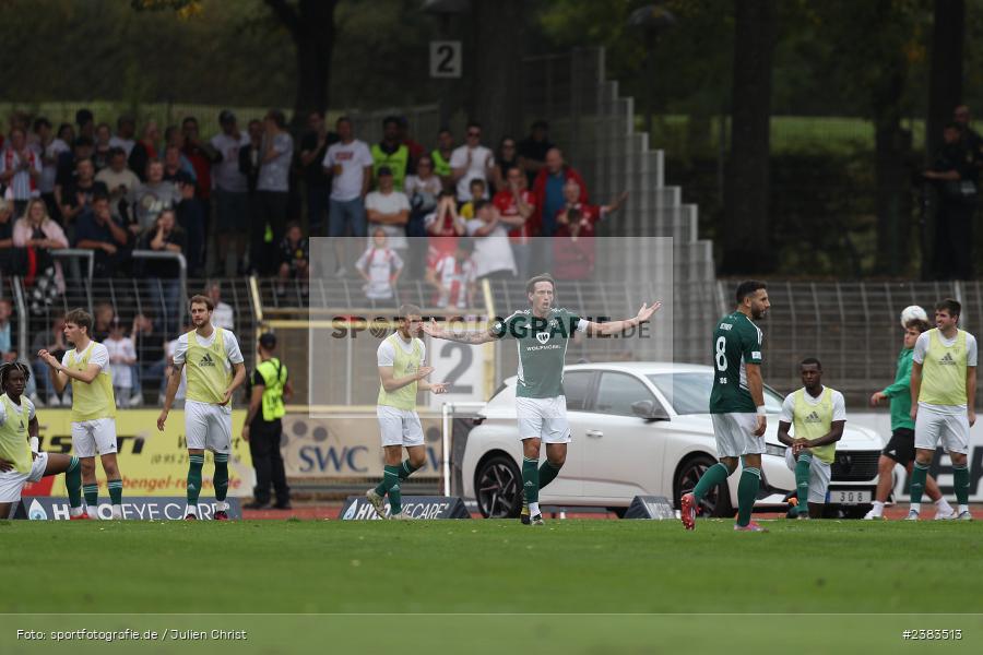 Sachs Stadion, Schweinfurt, 04.10.2023, sport, action, BFV, Saison 2023/2024, Fussball, 13. Spieltag, Regionalliga Bayern, FWK, FCS, FC Würzburger Kickers, 1. FC Schweinfurt 1905 - Bild-ID: 2383513