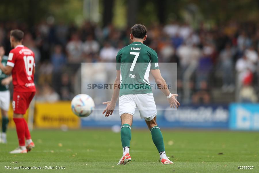 Sachs Stadion, Schweinfurt, 04.10.2023, sport, action, BFV, Saison 2023/2024, Fussball, 13. Spieltag, Regionalliga Bayern, FWK, FCS, FC Würzburger Kickers, 1. FC Schweinfurt 1905 - Bild-ID: 2383527