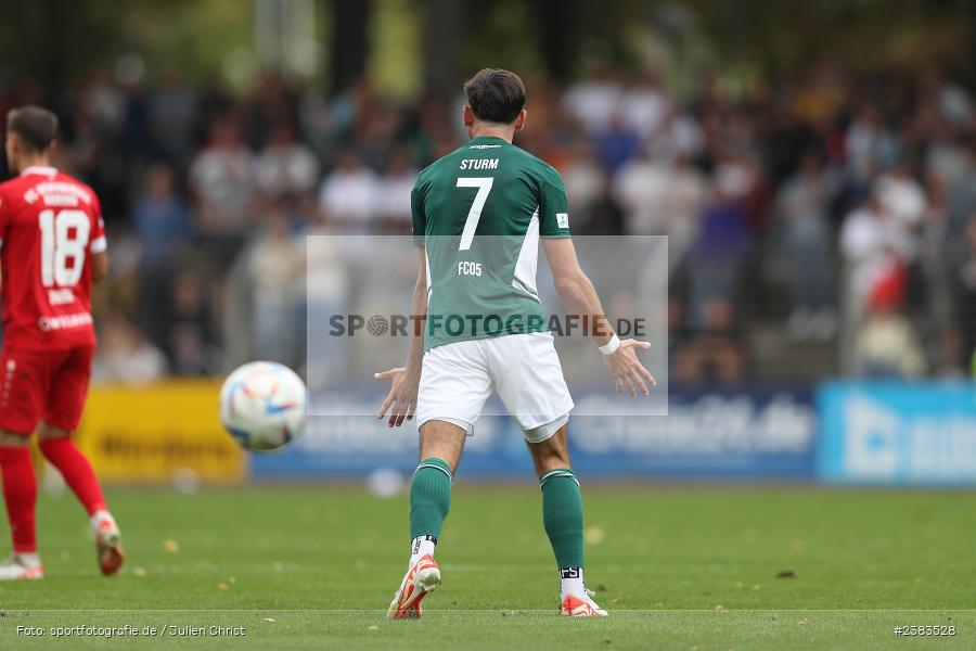 Sachs Stadion, Schweinfurt, 04.10.2023, sport, action, BFV, Saison 2023/2024, Fussball, 13. Spieltag, Regionalliga Bayern, FWK, FCS, FC Würzburger Kickers, 1. FC Schweinfurt 1905 - Bild-ID: 2383528