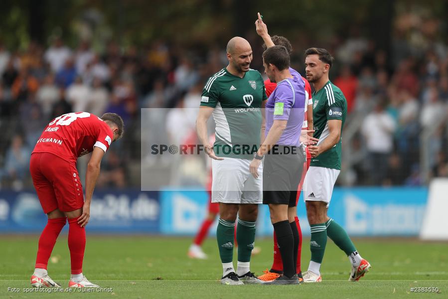 Sachs Stadion, Schweinfurt, 04.10.2023, sport, action, BFV, Saison 2023/2024, Fussball, 13. Spieltag, Regionalliga Bayern, FWK, FCS, FC Würzburger Kickers, 1. FC Schweinfurt 1905 - Bild-ID: 2383530