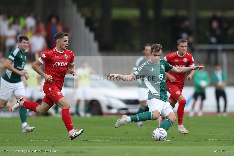 Sachs Stadion, Schweinfurt, 04.10.2023, sport, action, BFV, Saison 2023/2024, Fussball, 13. Spieltag, Regionalliga Bayern, FWK, FCS, FC Würzburger Kickers, 1. FC Schweinfurt 1905 - Bild-ID: 2383533