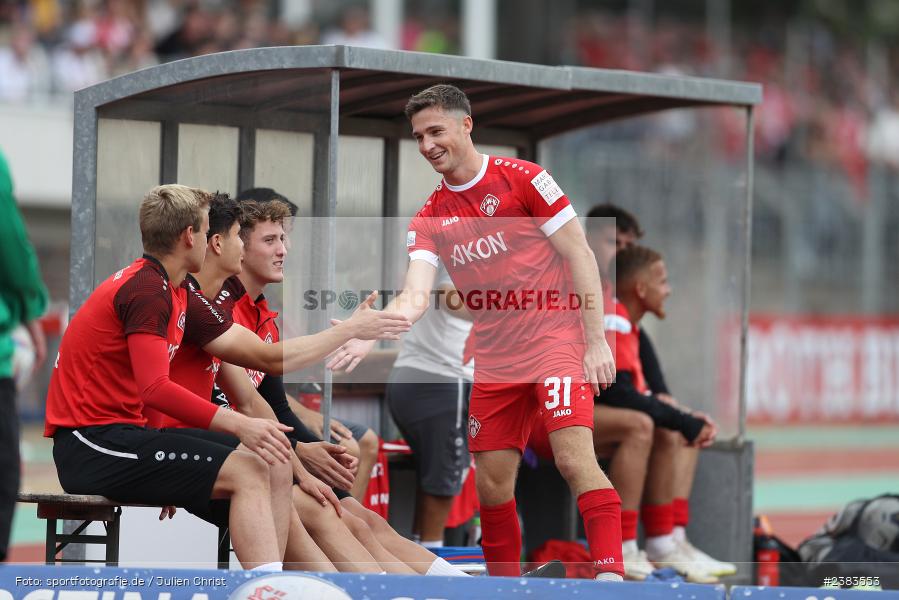 Sachs Stadion, Schweinfurt, 04.10.2023, sport, action, BFV, Saison 2023/2024, Fussball, 13. Spieltag, Regionalliga Bayern, FWK, FCS, FC Würzburger Kickers, 1. FC Schweinfurt 1905 - Bild-ID: 2383553