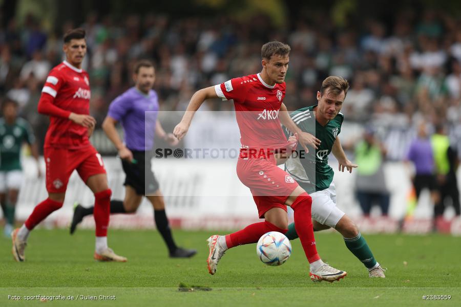 Sachs Stadion, Schweinfurt, 04.10.2023, sport, action, BFV, Saison 2023/2024, Fussball, 13. Spieltag, Regionalliga Bayern, FWK, FCS, FC Würzburger Kickers, 1. FC Schweinfurt 1905 - Bild-ID: 2383559