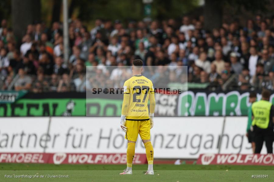 Sachs Stadion, Schweinfurt, 04.10.2023, sport, action, BFV, Saison 2023/2024, Fussball, 13. Spieltag, Regionalliga Bayern, FWK, FCS, FC Würzburger Kickers, 1. FC Schweinfurt 1905 - Bild-ID: 2383591