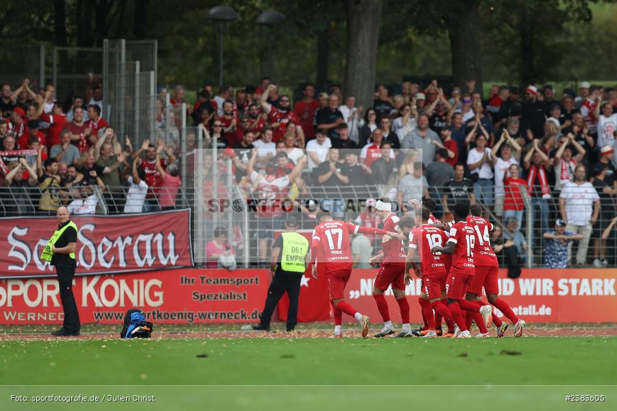 Sachs Stadion, Schweinfurt, 04.10.2023, sport, action, BFV, Saison 2023/2024, Fussball, 13. Spieltag, Regionalliga Bayern, FWK, FCS, FC Würzburger Kickers, 1. FC Schweinfurt 1905 - Bild-ID: 2383605