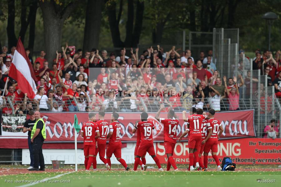 Sachs Stadion, Schweinfurt, 04.10.2023, sport, action, BFV, Saison 2023/2024, Fussball, 13. Spieltag, Regionalliga Bayern, FWK, FCS, FC Würzburger Kickers, 1. FC Schweinfurt 1905 - Bild-ID: 2383607