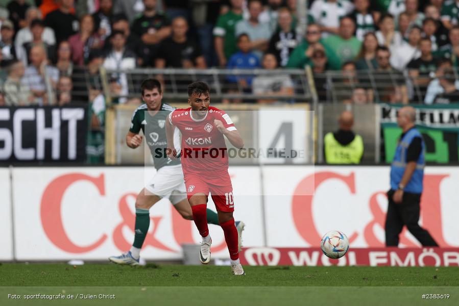 Dardan Karimani, Sachs Stadion, Schweinfurt, 04.10.2023, sport, action, BFV, Saison 2023/2024, Fussball, 13. Spieltag, Regionalliga Bayern, FWK, FCS, FC Würzburger Kickers, 1. FC Schweinfurt 1905 - Bild-ID: 2383619