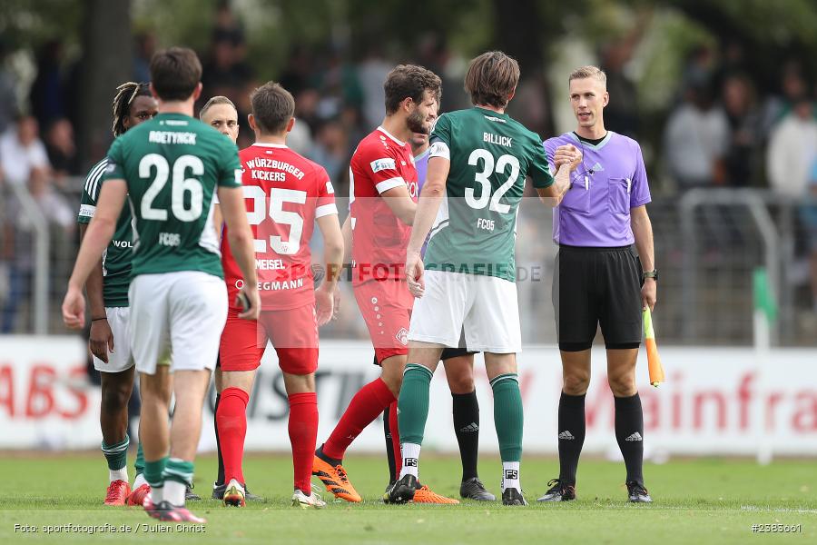 Sachs Stadion, Schweinfurt, 04.10.2023, sport, action, BFV, Saison 2023/2024, Fussball, 13. Spieltag, Regionalliga Bayern, FWK, FCS, FC Würzburger Kickers, 1. FC Schweinfurt 1905 - Bild-ID: 2383661