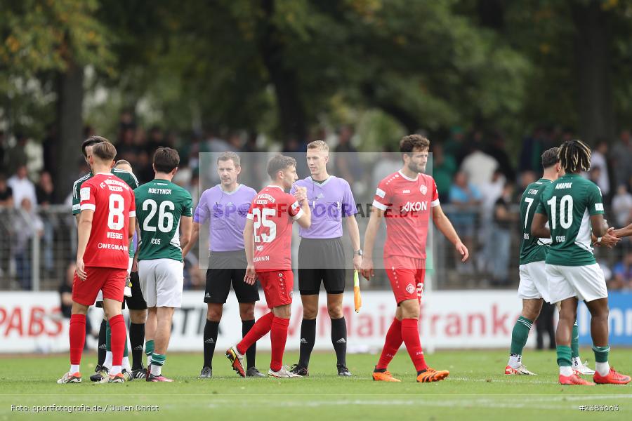 Sachs Stadion, Schweinfurt, 04.10.2023, sport, action, BFV, Saison 2023/2024, Fussball, 13. Spieltag, Regionalliga Bayern, FWK, FCS, FC Würzburger Kickers, 1. FC Schweinfurt 1905 - Bild-ID: 2383663