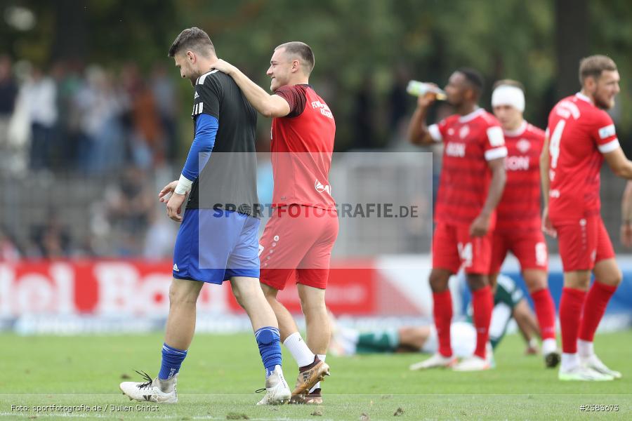 Sachs Stadion, Schweinfurt, 04.10.2023, sport, action, BFV, Saison 2023/2024, Fussball, 13. Spieltag, Regionalliga Bayern, FWK, FCS, FC Würzburger Kickers, 1. FC Schweinfurt 1905 - Bild-ID: 2383673