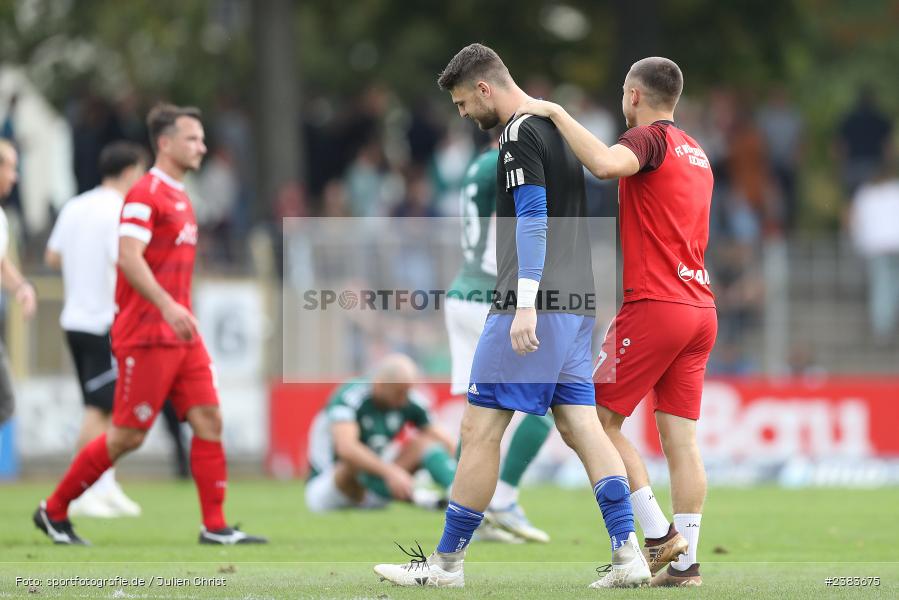 Sachs Stadion, Schweinfurt, 04.10.2023, sport, action, BFV, Saison 2023/2024, Fussball, 13. Spieltag, Regionalliga Bayern, FWK, FCS, FC Würzburger Kickers, 1. FC Schweinfurt 1905 - Bild-ID: 2383675