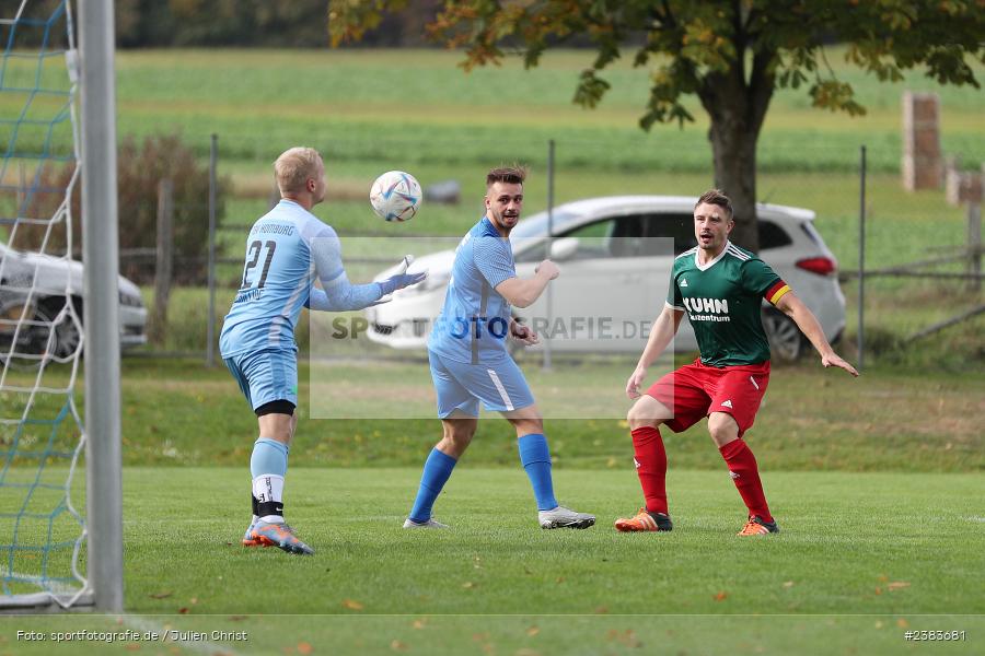 Sportgelände, Esselbach, 08.10.2023, sport, action, BFV, Saison 2023/2024, Fussball, Kreisliga Würzburg, 11. Spieltag, HOM, FSV, TSV Homburg, FSV Esselbach-Steinmark - Bild-ID: 2383681
