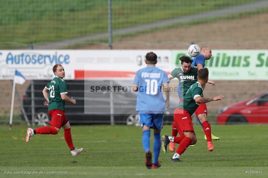 Sportgelände, Esselbach, 08.10.2023, sport, action, BFV, Saison 2023/2024, Fussball, Kreisliga Würzburg, 11. Spieltag, HOM, FSV, TSV Homburg, FSV Esselbach-Steinmark - Bild-ID: 2383833