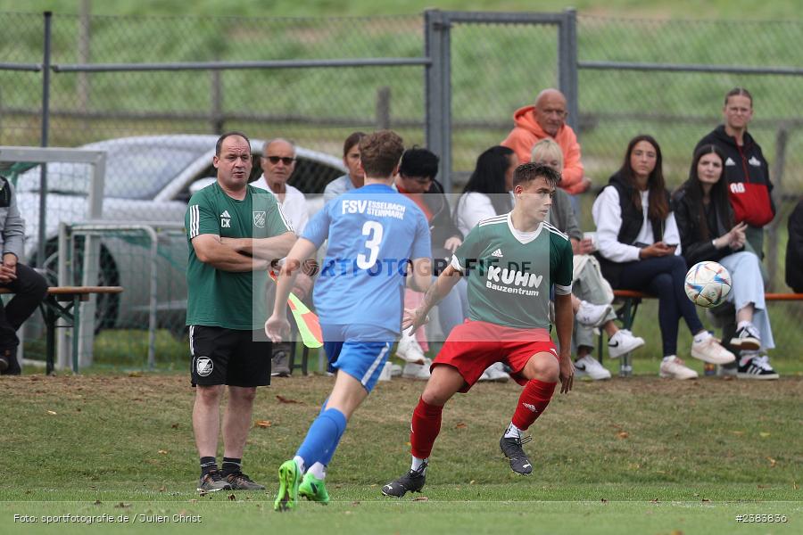 Sasha Scheurich, Sportgelände, Esselbach, 08.10.2023, sport, action, BFV, Saison 2023/2024, Fussball, Kreisliga Würzburg, 11. Spieltag, HOM, FSV, TSV Homburg, FSV Esselbach-Steinmark - Bild-ID: 2383836