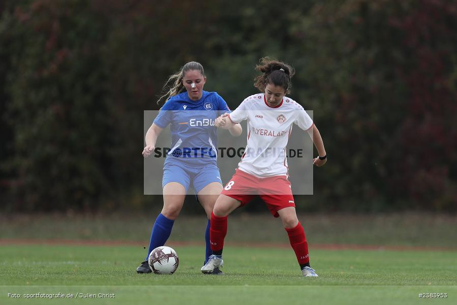 Sportpark Heuchelhof, Würzburg, 09.10.2023, sport, action, Saison 2023/2024, Fussball, Regionalliga Süd, 6. Spieltag, KSC, FWK, Karlsruher SC, FC Würzburger Kickers - Bild-ID: 2383953