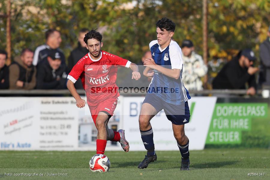Sportgelände, Birkenfeld, 14.10.2023, BFV, sport, action, Saison 2023/2024, Fussball, 13. Spieltag, Bezirksliga Unterfranken West, TSV, SVB, TSV Lohr, SV Birkenfeld - Bild-ID: 2384247
