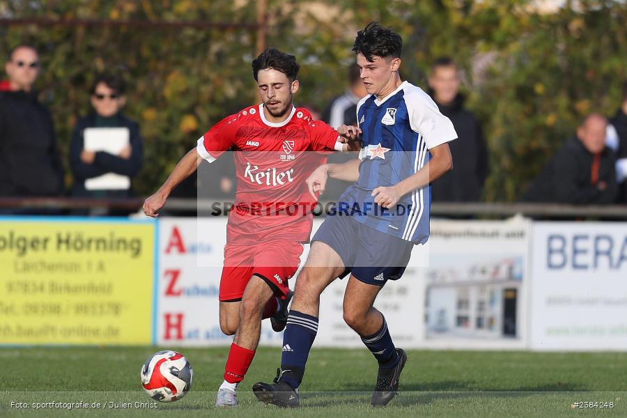 Sportgelände, Birkenfeld, 14.10.2023, BFV, sport, action, Saison 2023/2024, Fussball, 13. Spieltag, Bezirksliga Unterfranken West, TSV, SVB, TSV Lohr, SV Birkenfeld - Bild-ID: 2384248