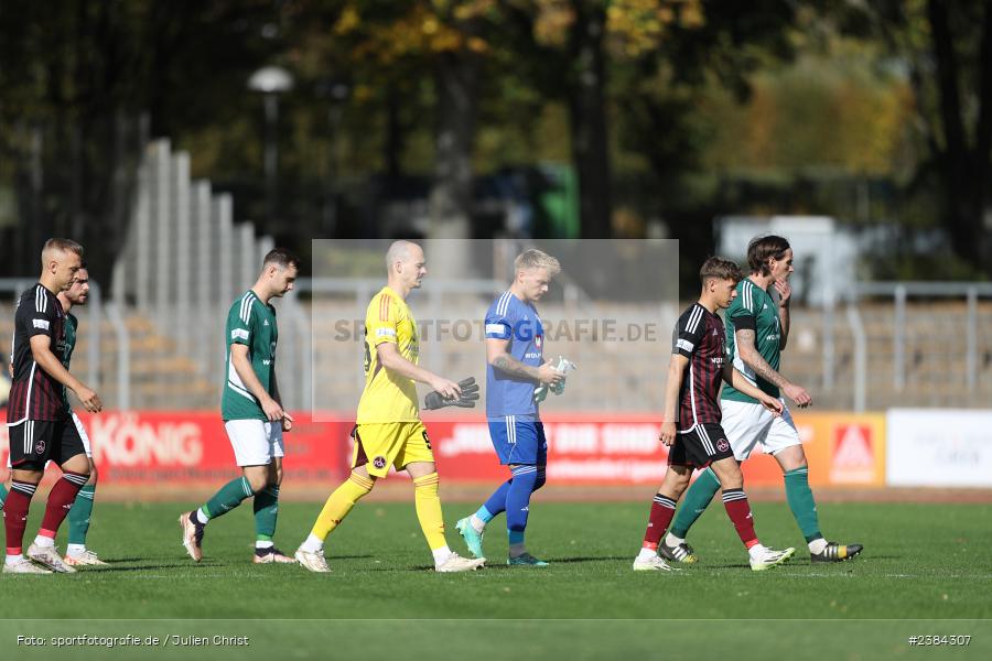 Sachs-Stadion, Schweinfurt, 15.10.2023, BFV, Fussball, sport, action, Saison 2023/2024, 15. Spieltag, Regionalliga Bayern, FCN, FCS, 1. FC Nürnberg II, 1. FC Schweinfurt 1905 - Bild-ID: 2384307