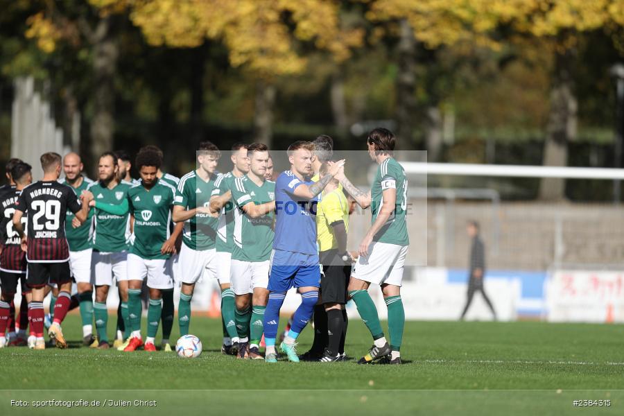 Sachs-Stadion, Schweinfurt, 15.10.2023, BFV, Fussball, sport, action, Saison 2023/2024, 15. Spieltag, Regionalliga Bayern, FCN, FCS, 1. FC Nürnberg II, 1. FC Schweinfurt 1905 - Bild-ID: 2384315