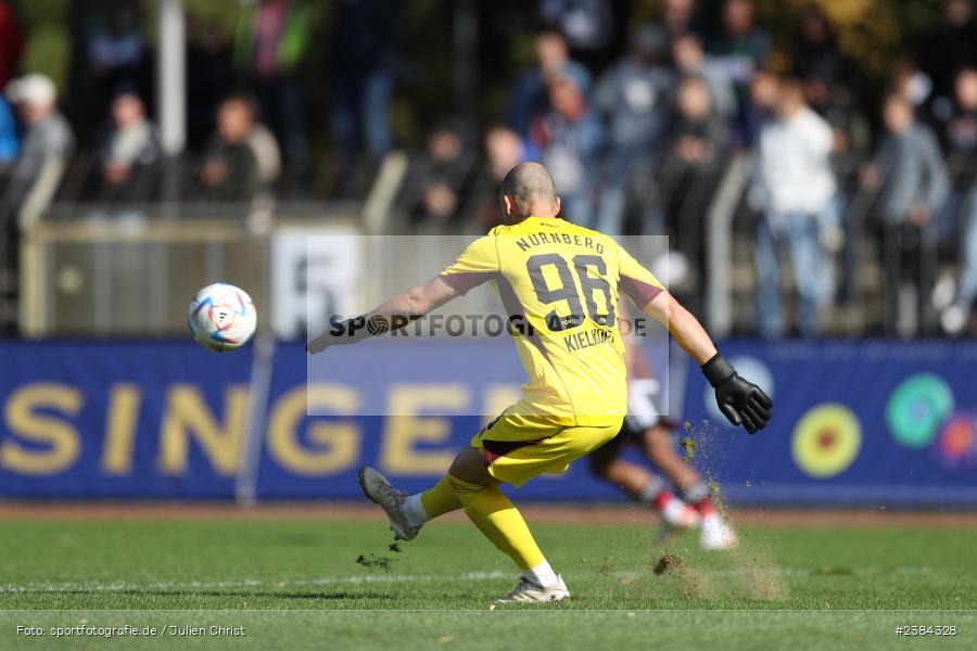 Felix Kielkopf, Sachs-Stadion, Schweinfurt, 15.10.2023, BFV, Fussball, sport, action, Saison 2023/2024, 15. Spieltag, Regionalliga Bayern, FCN, FCS, 1. FC Nürnberg II, 1. FC Schweinfurt 1905 - Bild-ID: 2384328