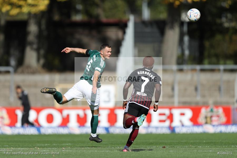 Sachs-Stadion, Schweinfurt, 15.10.2023, BFV, Fussball, sport, action, Saison 2023/2024, 15. Spieltag, Regionalliga Bayern, FCN, FCS, 1. FC Nürnberg II, 1. FC Schweinfurt 1905 - Bild-ID: 2384372