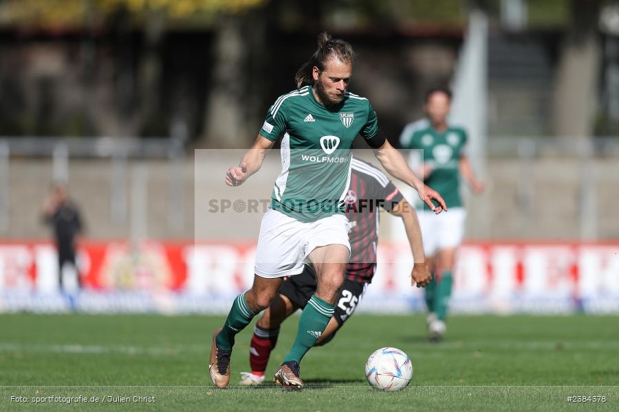 Sachs-Stadion, Schweinfurt, 15.10.2023, BFV, Fussball, sport, action, Saison 2023/2024, 15. Spieltag, Regionalliga Bayern, FCN, FCS, 1. FC Nürnberg II, 1. FC Schweinfurt 1905 - Bild-ID: 2384378