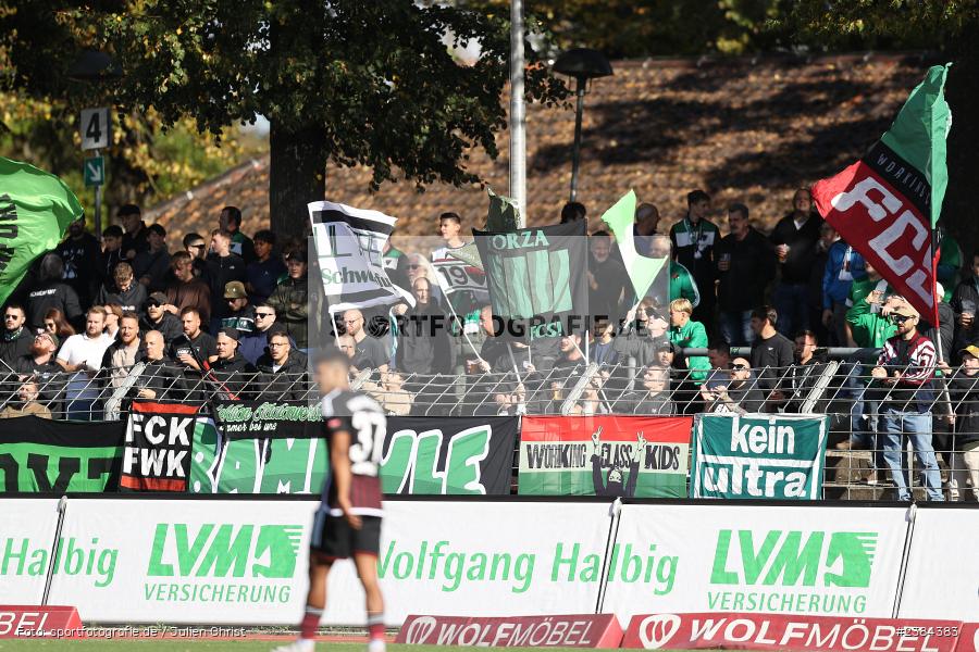 Sachs-Stadion, Schweinfurt, 15.10.2023, BFV, Fussball, sport, action, Saison 2023/2024, 15. Spieltag, Regionalliga Bayern, FCN, FCS, 1. FC Nürnberg II, 1. FC Schweinfurt 1905 - Bild-ID: 2384383
