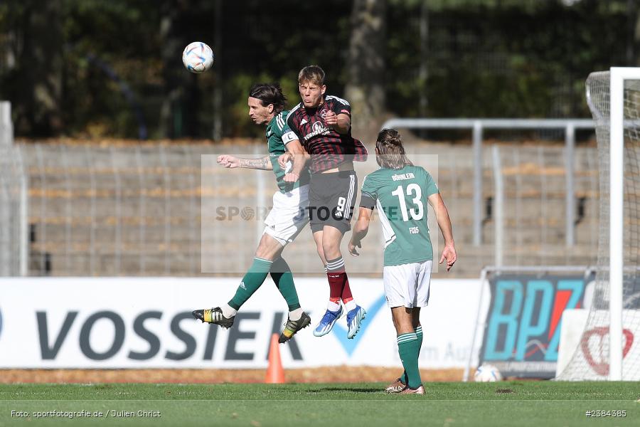 Sachs-Stadion, Schweinfurt, 15.10.2023, BFV, Fussball, sport, action, Saison 2023/2024, 15. Spieltag, Regionalliga Bayern, FCN, FCS, 1. FC Nürnberg II, 1. FC Schweinfurt 1905 - Bild-ID: 2384385