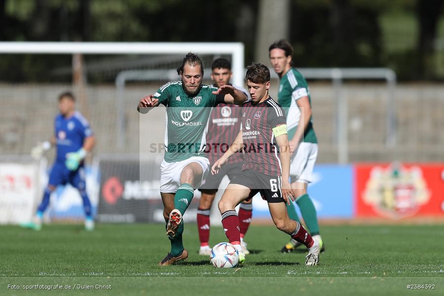Sachs-Stadion, Schweinfurt, 15.10.2023, BFV, Fussball, sport, action, Saison 2023/2024, 15. Spieltag, Regionalliga Bayern, FCN, FCS, 1. FC Nürnberg II, 1. FC Schweinfurt 1905 - Bild-ID: 2384392