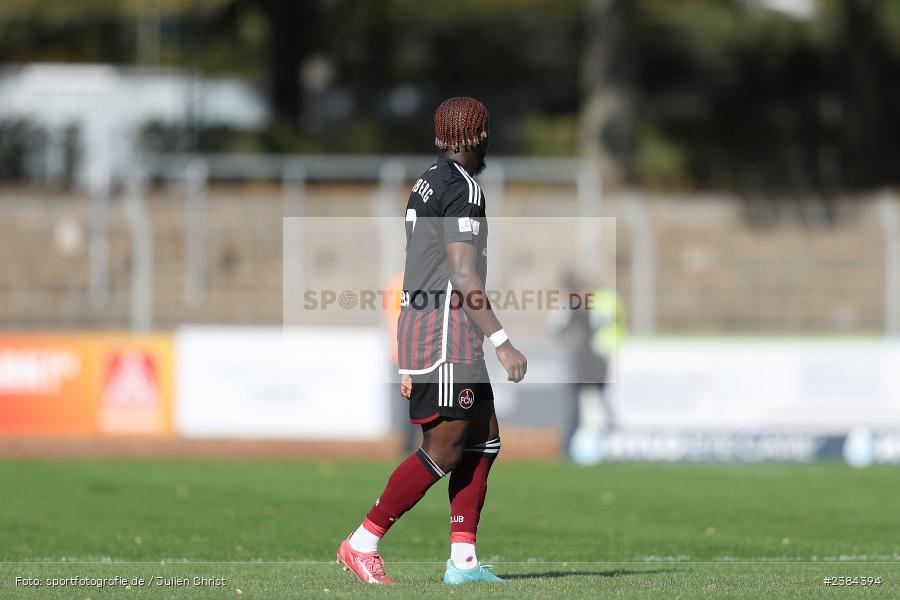 Sachs-Stadion, Schweinfurt, 15.10.2023, BFV, Fussball, sport, action, Saison 2023/2024, 15. Spieltag, Regionalliga Bayern, FCN, FCS, 1. FC Nürnberg II, 1. FC Schweinfurt 1905 - Bild-ID: 2384394