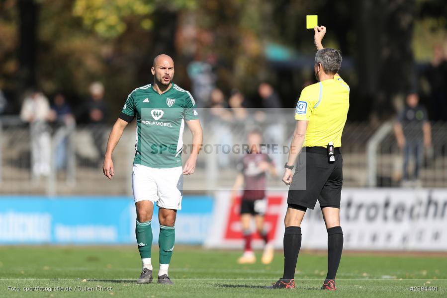 Sachs-Stadion, Schweinfurt, 15.10.2023, BFV, Fussball, sport, action, Saison 2023/2024, 15. Spieltag, Regionalliga Bayern, FCN, FCS, 1. FC Nürnberg II, 1. FC Schweinfurt 1905 - Bild-ID: 2384401
