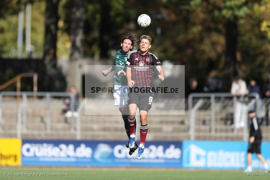 Sachs-Stadion, Schweinfurt, 15.10.2023, BFV, Fussball, sport, action, Saison 2023/2024, 15. Spieltag, Regionalliga Bayern, FCN, FCS, 1. FC Nürnberg II, 1. FC Schweinfurt 1905 - Bild-ID: 2384406 Sachs-Stadion, Schweinfurt, 15.10.2023, BFV, Fussball, sport, action, Saison 2023/2024, 15. Spieltag, Regionalliga Bayern, FCN, FCS, 1. FC Nürnberg II, 1. FC Schweinfurt 1905 - Bild-ID: 2384406